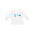 thumbnail image 1 of Inktastic Snowflakes Winter Christmas Boys or Girls Long Sleeve Toddler T-Shirt, 1 of 5