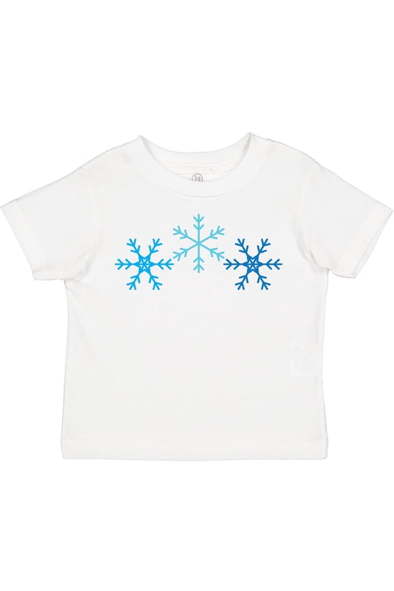Snowflakes Winter Christmas Boys or Girls Toddler T-Shirt