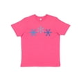 thumbnail image 1 of Inktastic Snowflakes Winter Christmas Gift Youth T-Shirt, 1 of 5