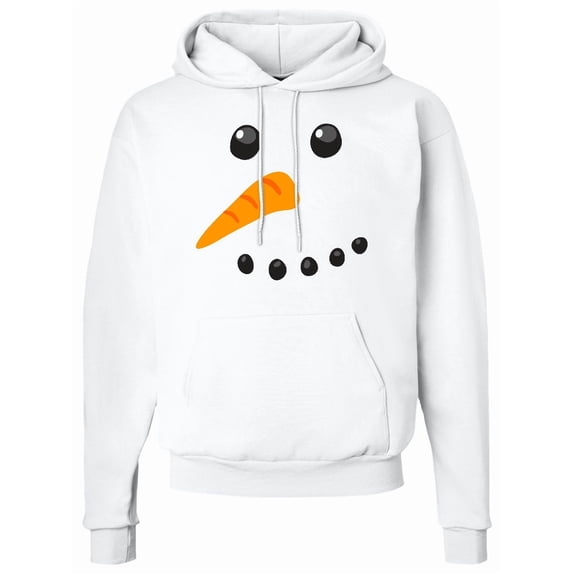 Inktastic Snowman Face Adult Hoodie Sweatshirt