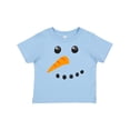 thumbnail image 1 of Inktastic Snowman Face Boys or Girls Baby T-Shirt, 1 of 5