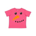 thumbnail image 1 of Inktastic Snowman Face Boys or Girls Toddler T-Shirt, 1 of 5