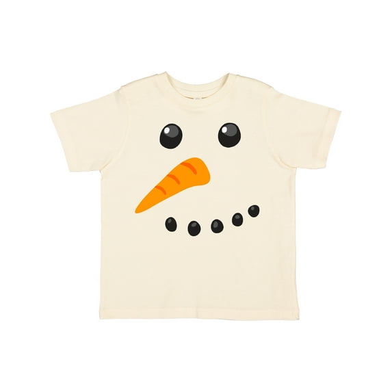Inktastic Snowman Face Boys or Girls Toddler T-Shirt