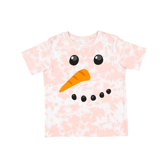 Inktastic Snowman Face Boys or Girls Toddler T-Shirt