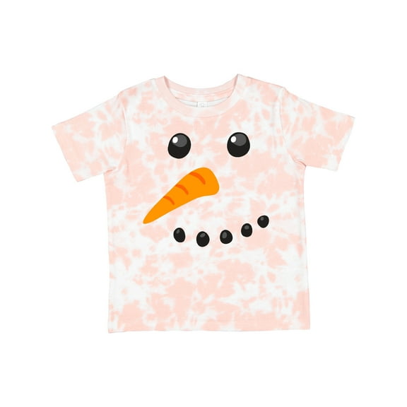 Inktastic Snowman Face Boys or Girls Toddler T-Shirt
