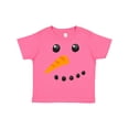 thumbnail image 1 of Inktastic Snowman Face Boys or Girls Toddler T-Shirt, 1 of 5