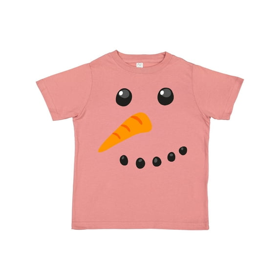 Inktastic Snowman Face Boys or Girls Toddler T-Shirt