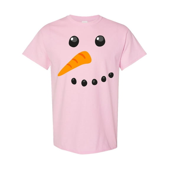 Inktastic Snowman Face T-Shirt