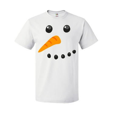 Inktastic Snowman Face T-Shirt