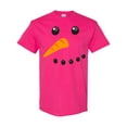 thumbnail image 1 of Inktastic Snowman Face T-Shirt, 1 of 5