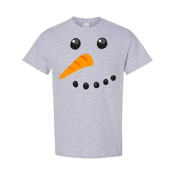 Inktastic Snowman Face T-Shirt