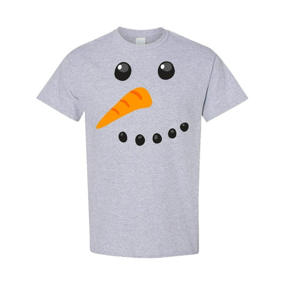 Inktastic Snowman Face T-Shirt