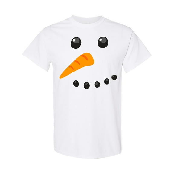 Inktastic Snowman Face T-Shirt