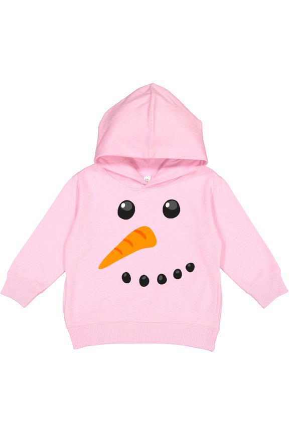 Snowman Face Toddler Hoodie