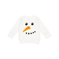 thumbnail image 1 of Inktastic Snowman Face Toddler Sweatshirt, 1 of 4