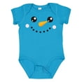 thumbnail image 1 of Inktastic Snowman Head, Snowman Face, Carrot Nose Boys or Girls Baby Bodysuit, 1 of 5