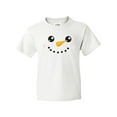 thumbnail image 1 of Inktastic Snowman Head, Snowman Face, Carrot Nose Youth T-Shirt, 1 of 5