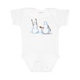 thumbnail image 1 of Inktastic Snowman Stickup with Hairdryer Boys or Girls Baby Bodysuit, 1 of 5