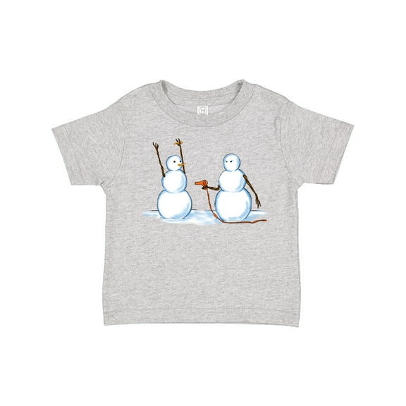 Inktastic Snowman Stickup with Hairdryer Boys or Girls Toddler T-Shirt