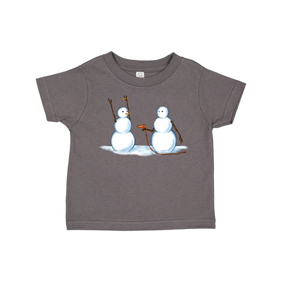 Inktastic Snowman Stickup with Hairdryer Boys or Girls Toddler T-Shirt