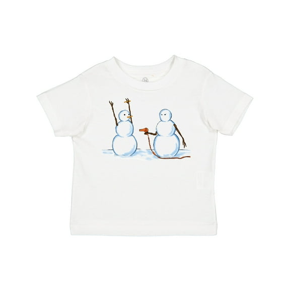 Inktastic Snowman Stickup with Hairdryer Boys or Girls Toddler T-Shirt