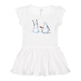 thumbnail image 1 of Inktastic Snowman Stickup with Hairdryer Girls Toddler Dress, 1 of 5