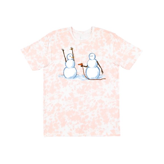 Inktastic Snowman Stickup with Hairdryer T-Shirt
