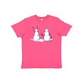 thumbnail image 1 of Inktastic Snowman Stickup with Hairdryer Youth T-Shirt, 1 of 5