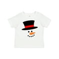 thumbnail image 1 of Inktastic Snowman with Top Hat and Carrot Nose Boys or Girls Baby T-Shirt, 1 of 5