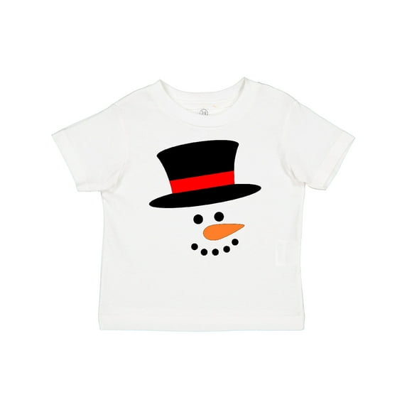 Inktastic Snowman with Top Hat and Carrot Nose Boys or Girls Baby T-Shirt