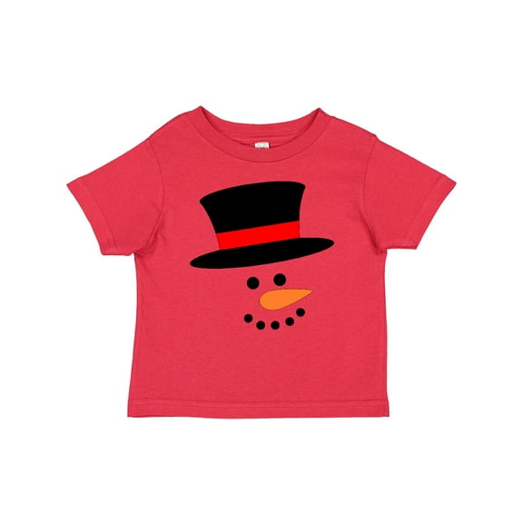 Inktastic Snowman with Top Hat and Carrot Nose Boys or Girls Baby T-Shirt
