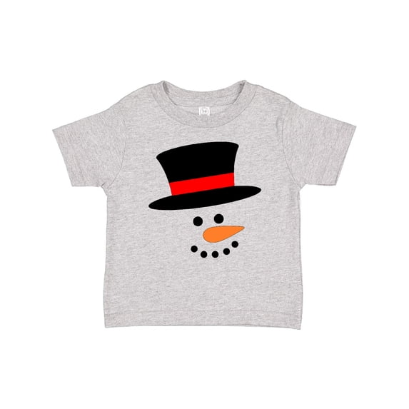 Inktastic Snowman with Top Hat and Carrot Nose Boys or Girls Baby T-Shirt