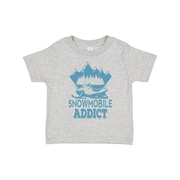 Inktastic Snowmobile Addict Snowmobiling Boys or Girls Toddler T-Shirt