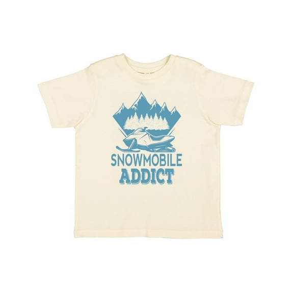 Inktastic Snowmobile Addict Snowmobiling Boys or Girls Toddler T-Shirt