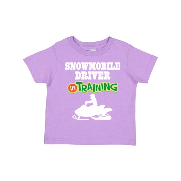 Inktastic Snowmobile Driver in Training Boys Toddler T-Shirt