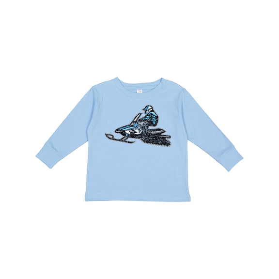 Inktastic Snowmobile Ideas Boys or Girls Long Sleeve Toddler T-Shirt