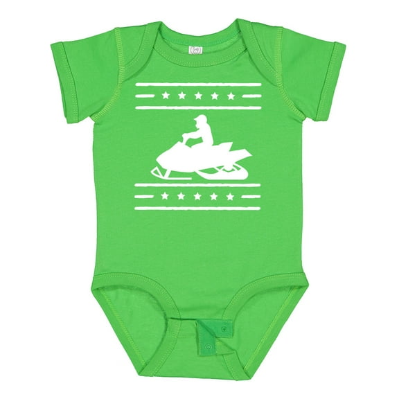 Inktastic Snowmobile Gift Silhouette Boys or Girls Baby Bodysuit