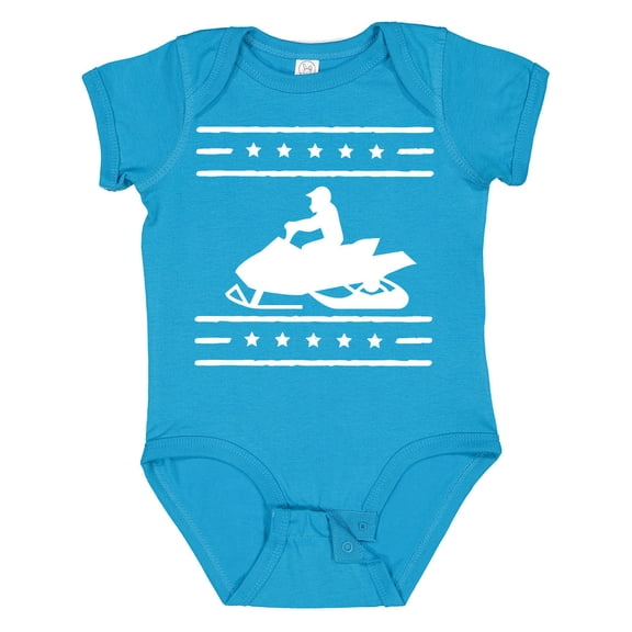 Inktastic Snowmobile Gift Silhouette Boys or Girls Baby Bodysuit