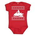 thumbnail image 1 of Inktastic Snowmobile Gift Silhouette Boys or Girls Baby Bodysuit, 1 of 5