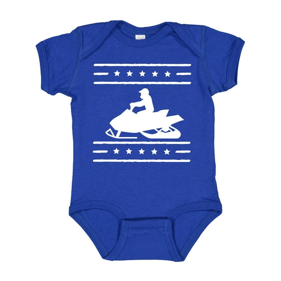 Inktastic Snowmobile Gift Silhouette Boys or Girls Baby Bodysuit