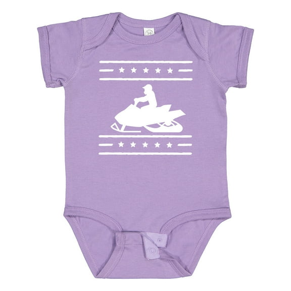 Inktastic Snowmobile Gift Silhouette Boys or Girls Baby Bodysuit