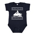 thumbnail image 1 of Inktastic Snowmobile Gift Silhouette Boys or Girls Baby Bodysuit, 1 of 5