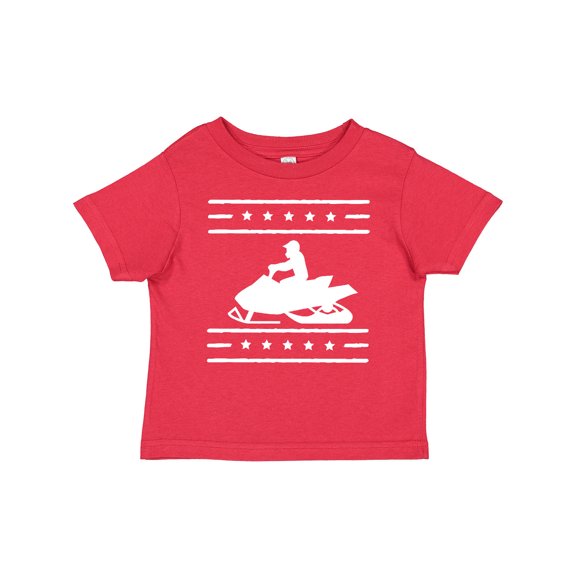 Inktastic Snowmobile Gift Silhouette Boys or Girls Baby T-Shirt