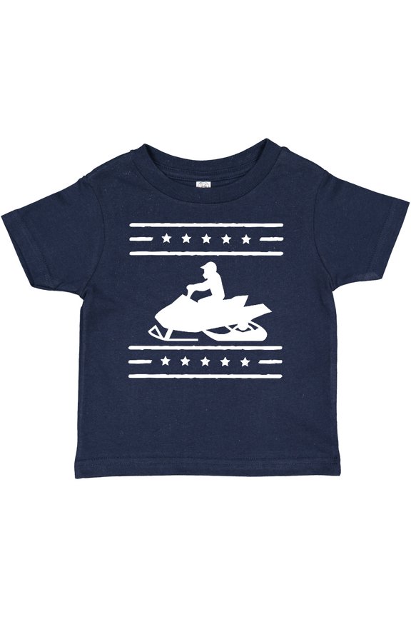Snowmobile Gift Silhouette Boys or Girls Baby T-Shirt