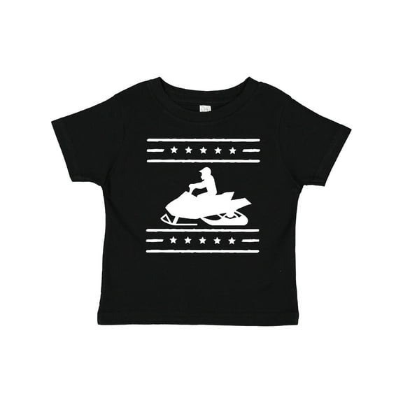 Inktastic Snowmobile Gift Silhouette Boys or Girls Baby T-Shirt
