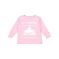 thumbnail image 1 of Inktastic Snowmobile Gift Silhouette Boys or Girls Long Sleeve Toddler T-Shirt, 1 of 5