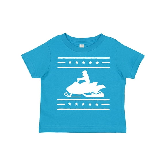 Inktastic Snowmobile Gift Silhouette Boys or Girls Toddler T-Shirt
