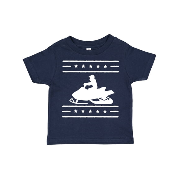 Inktastic Snowmobile Gift Silhouette Boys or Girls Toddler T-Shirt