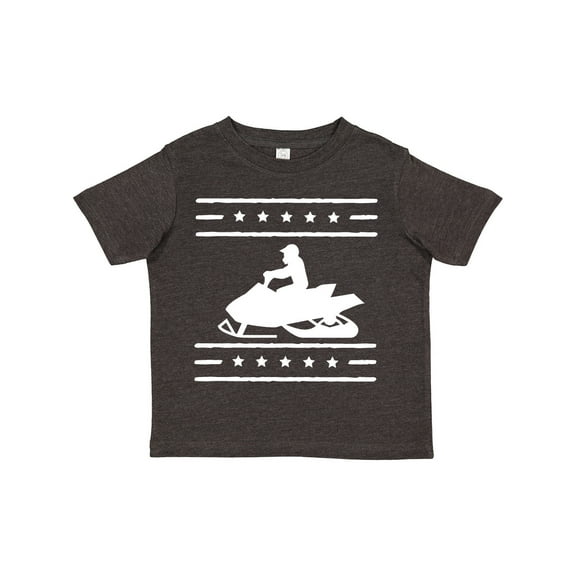 Inktastic Snowmobile Gift Silhouette Boys or Girls Toddler T-Shirt