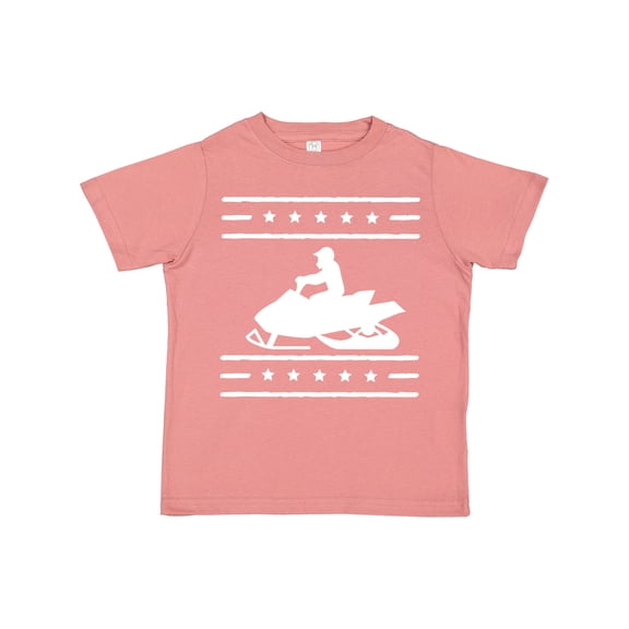 Inktastic Snowmobile Gift Silhouette Boys or Girls Toddler T-Shirt